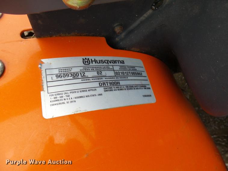 image for item BW9709 Husqvarna DRT900H tiller