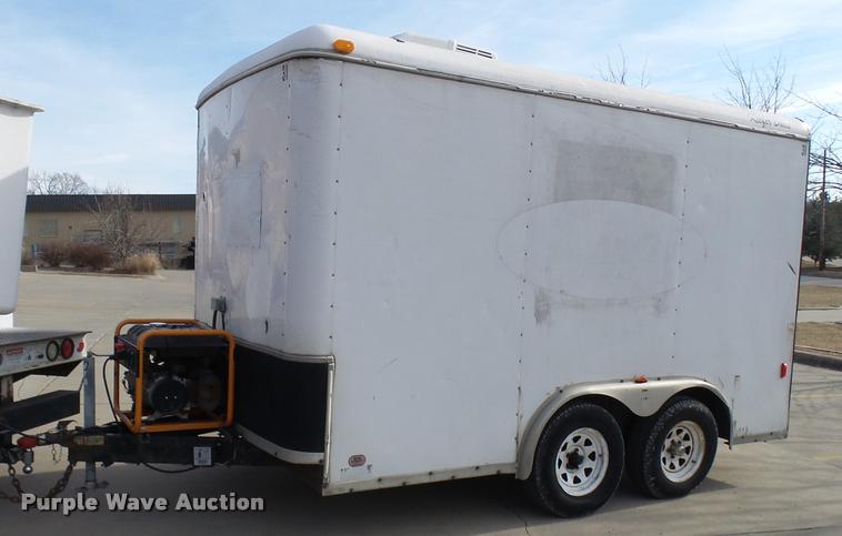 image for item CC9056 2001 Kiefer enclosed cargo trailer