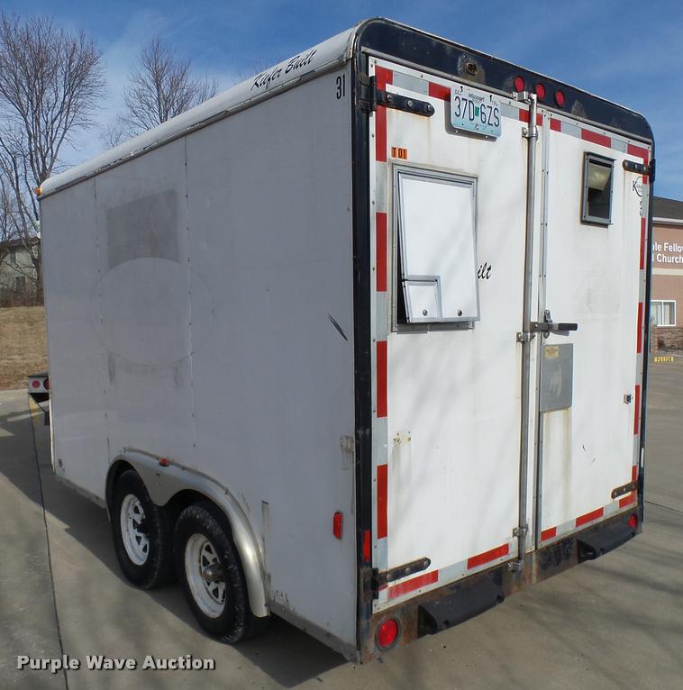 image for item CC9056 2001 Kiefer enclosed cargo trailer
