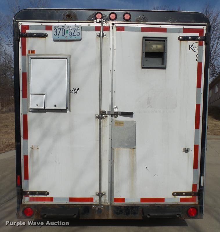 image for item CC9056 2001 Kiefer enclosed cargo trailer