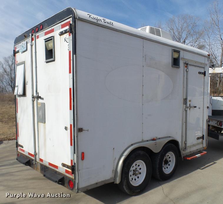 image for item CC9056 2001 Kiefer enclosed cargo trailer