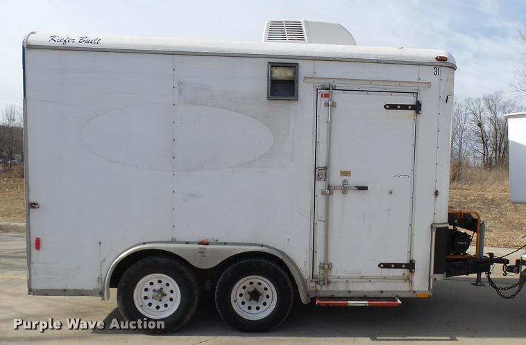 image for item CC9056 2001 Kiefer enclosed cargo trailer