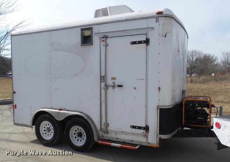 image for item CC9056 2001 Kiefer enclosed cargo trailer