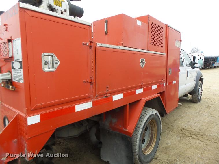 image for item DA3257 2005 Ford F550 Crew Cab utility truck