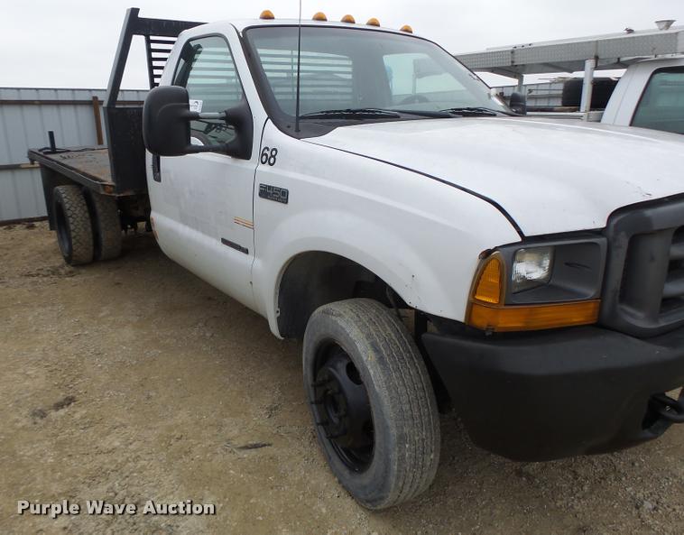 image for item DA3260 2000 Ford F450 Super Duty XL flatbed truck