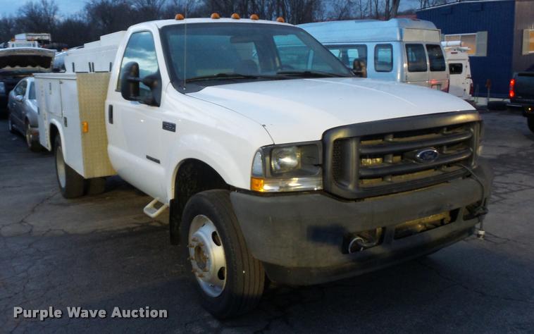 image for item DA5845 2002 Ford F550 utility truck