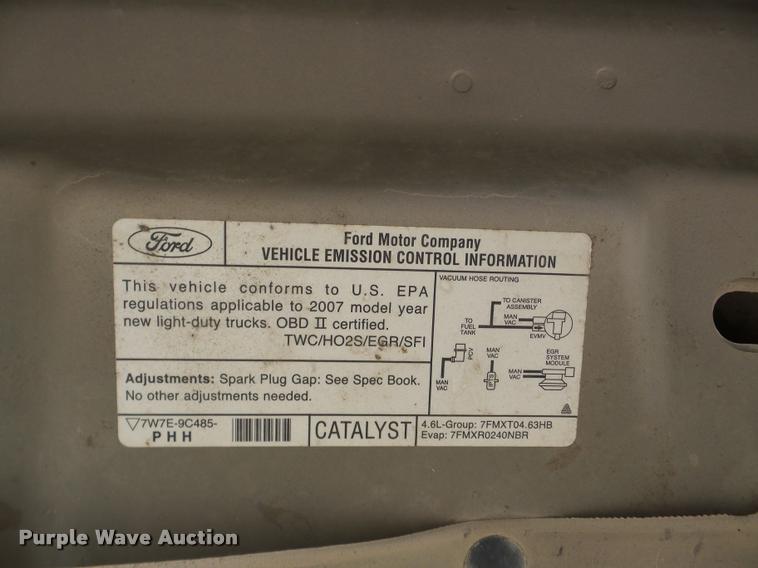 image for item DA7269 2007 Ford F150 SuperCab pickup truck