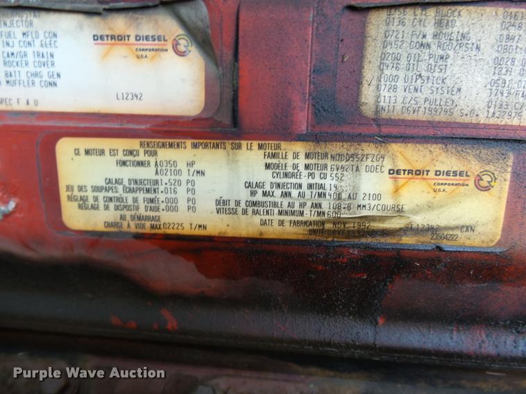 image for item DB0113 1992 Fire Apparatus F179 fire truck