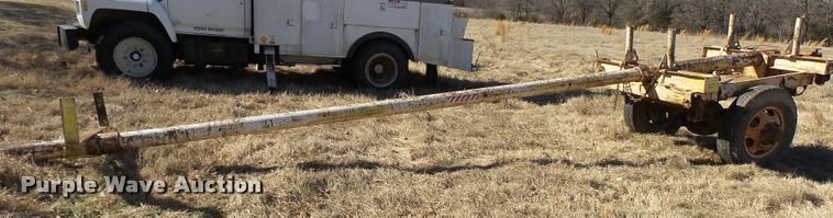 image for item DB2319 Shop built pole trailer