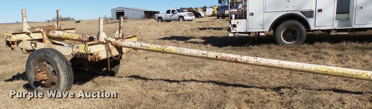 image for item DB2319 Shop built pole trailer