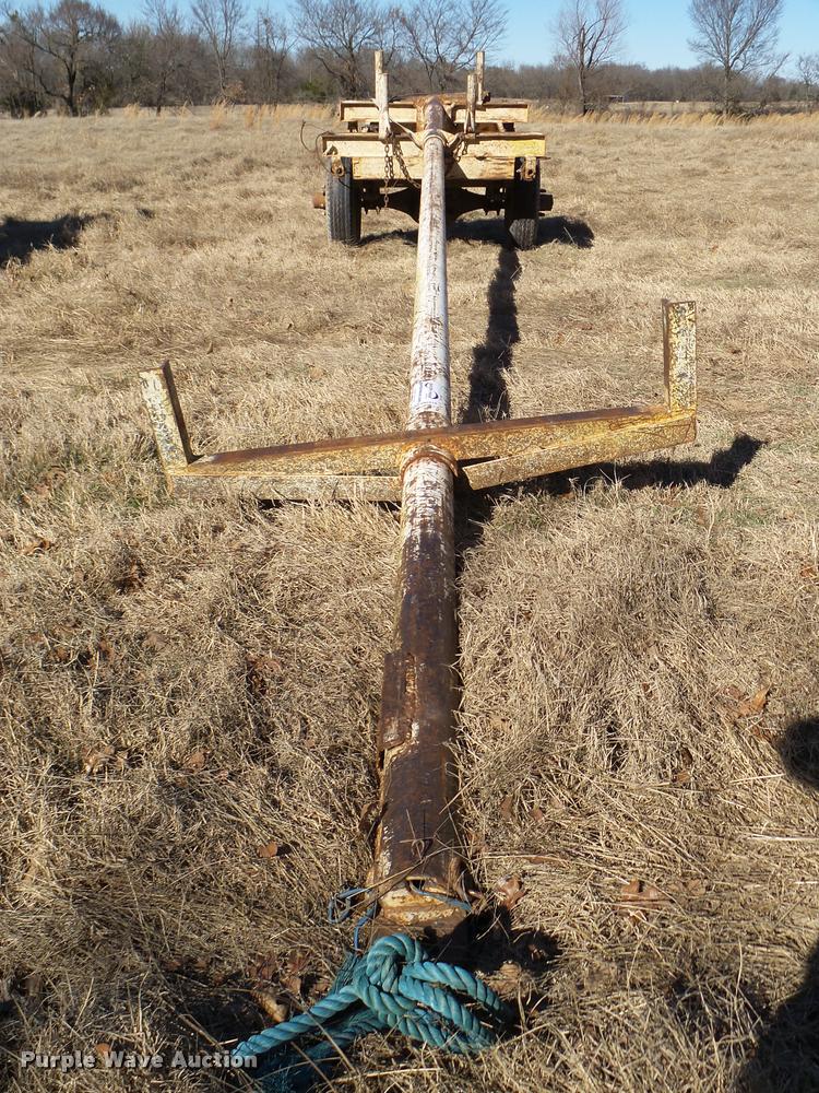 image for item DB2319 Shop built pole trailer