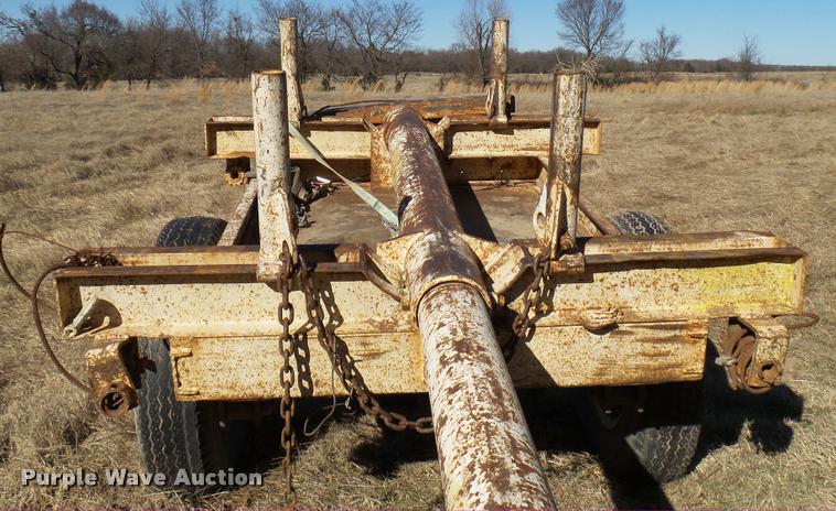 image for item DB2319 Shop built pole trailer
