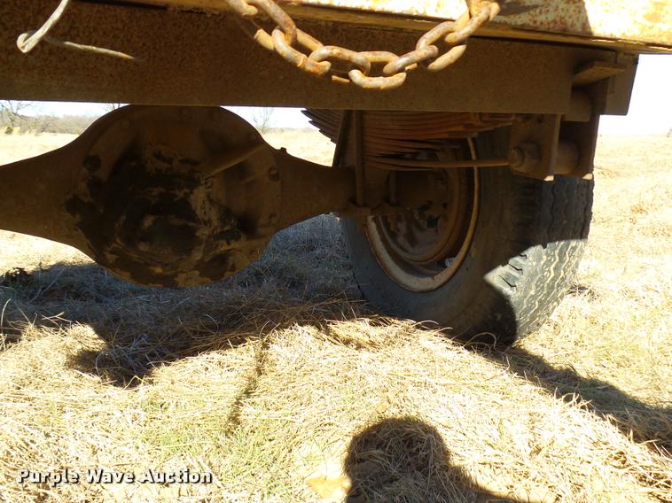 image for item DB2319 Shop built pole trailer