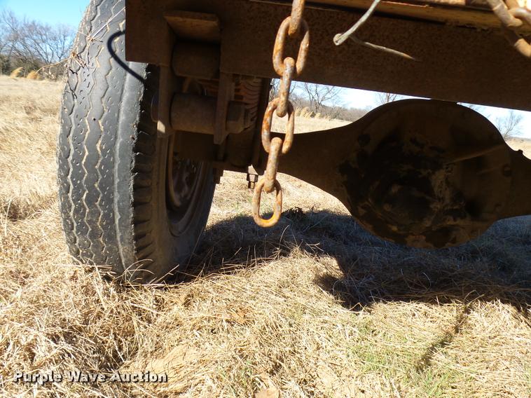 image for item DB2319 Shop built pole trailer