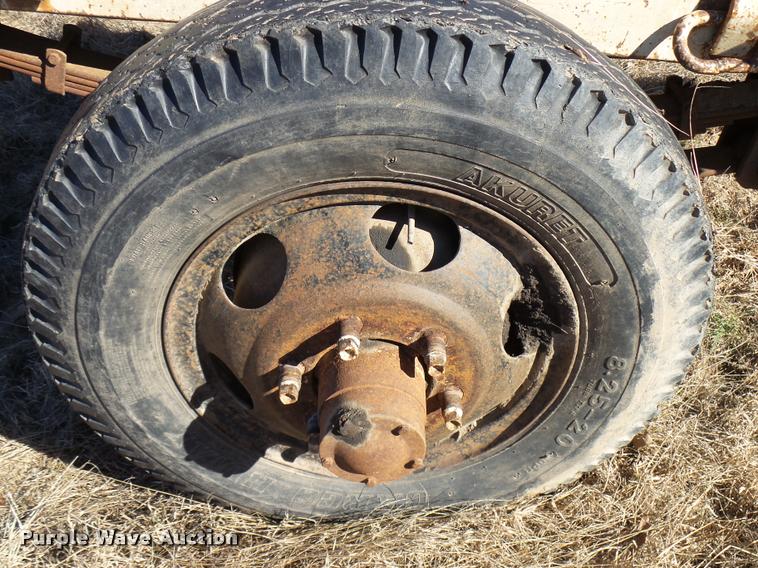 image for item DB2319 Shop built pole trailer