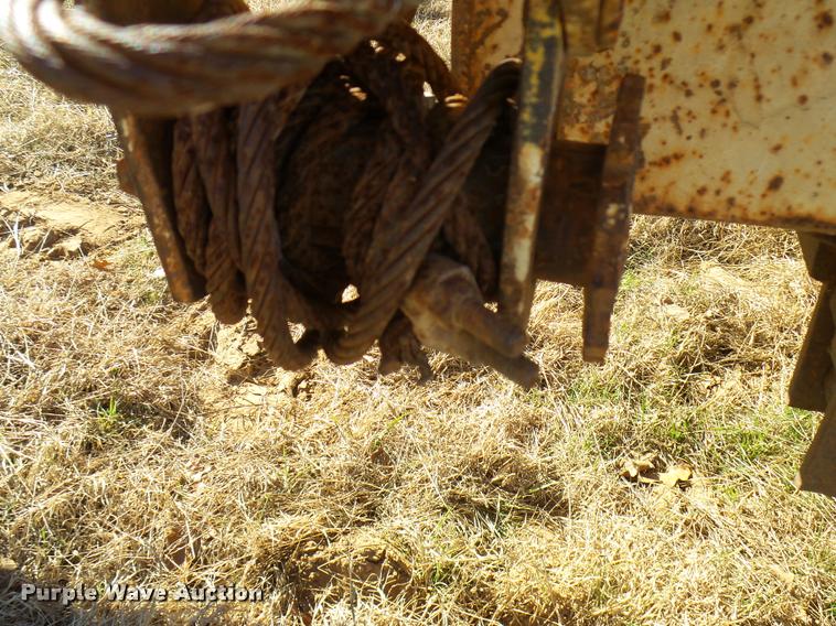 image for item DB2319 Shop built pole trailer