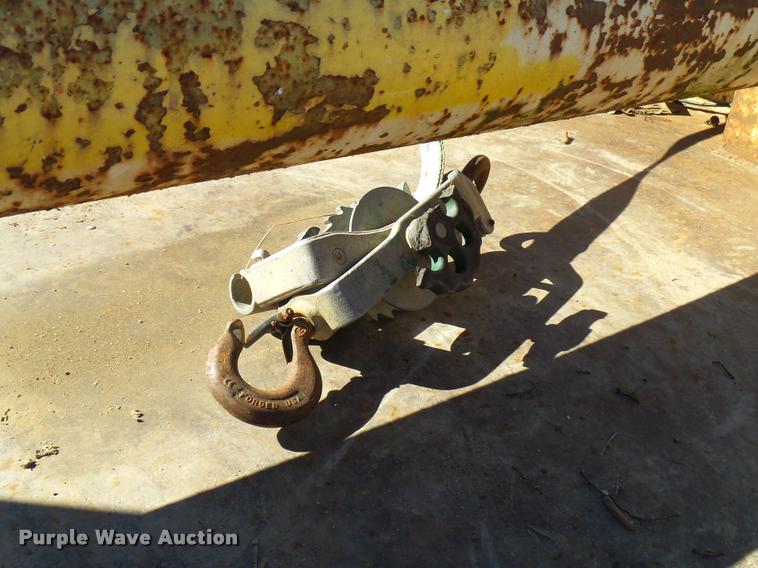 image for item DB2319 Shop built pole trailer