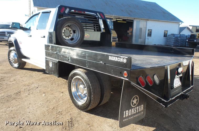 image for item DB2864 2008 Dodge Ram 4500 Laramie Quad Cab flatbed truck