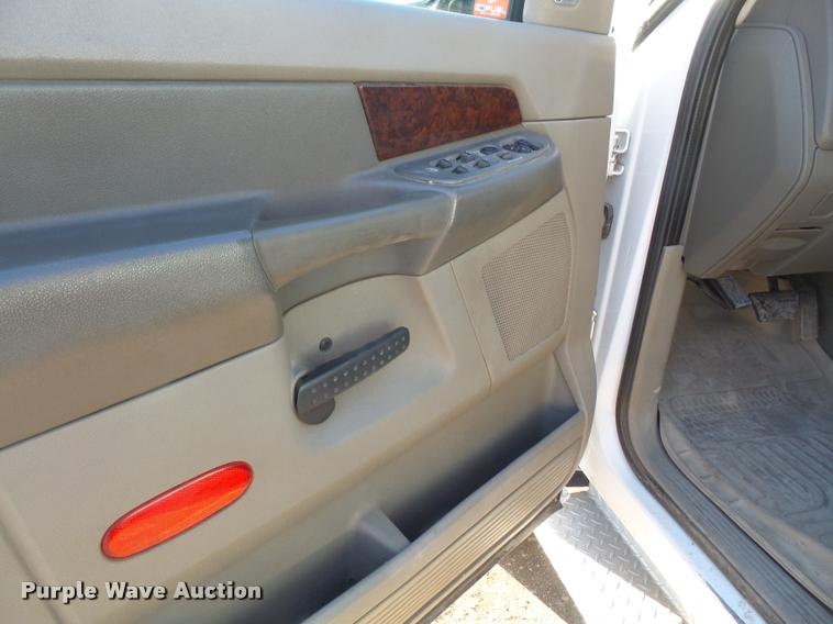 image for item DB2864 2008 Dodge Ram 4500 Laramie Quad Cab flatbed truck