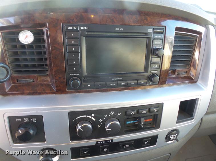 image for item DB2864 2008 Dodge Ram 4500 Laramie Quad Cab flatbed truck