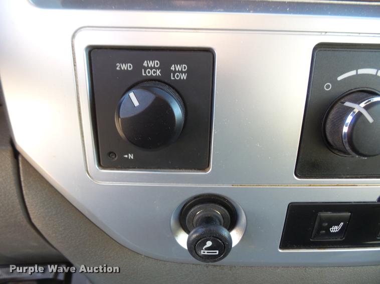 image for item DB2864 2008 Dodge Ram 4500 Laramie Quad Cab flatbed truck