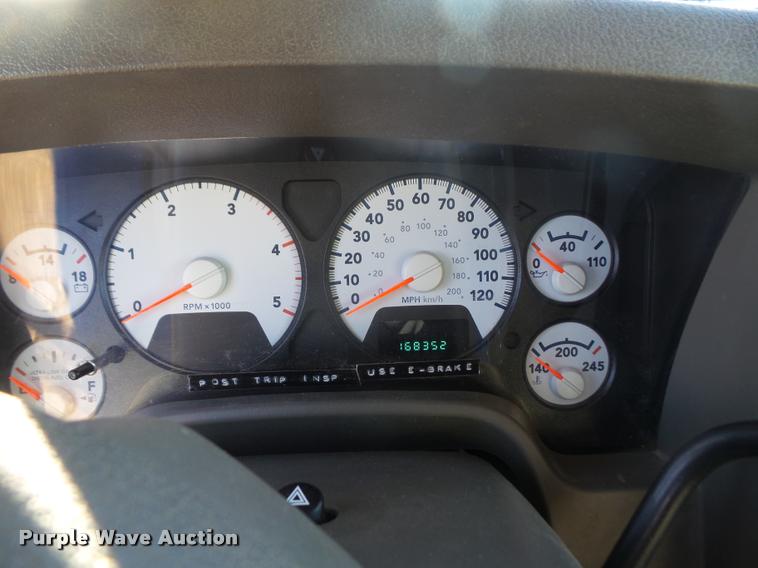 image for item DB2864 2008 Dodge Ram 4500 Laramie Quad Cab flatbed truck