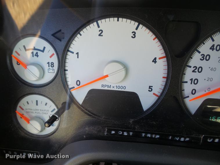 image for item DB2864 2008 Dodge Ram 4500 Laramie Quad Cab flatbed truck