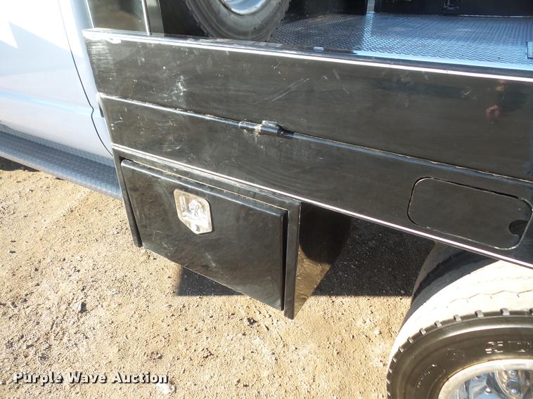 image for item DB2864 2008 Dodge Ram 4500 Laramie Quad Cab flatbed truck