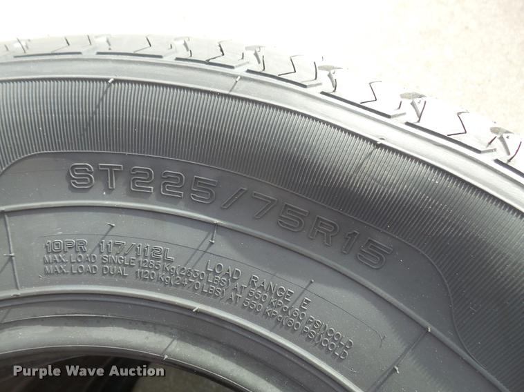 image for item DC9016 (4) Mastertrack ST225/75R15 tires