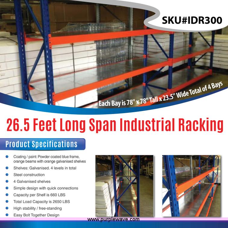 image for item F1194 Industrial shelving