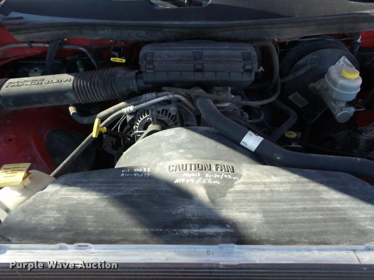 image for item K6496 1999 Dodge Ram 1500 pickup truck