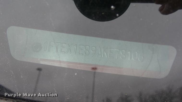 image for item K8043 2010 Ford F150 XLT SuperCab pickup truck