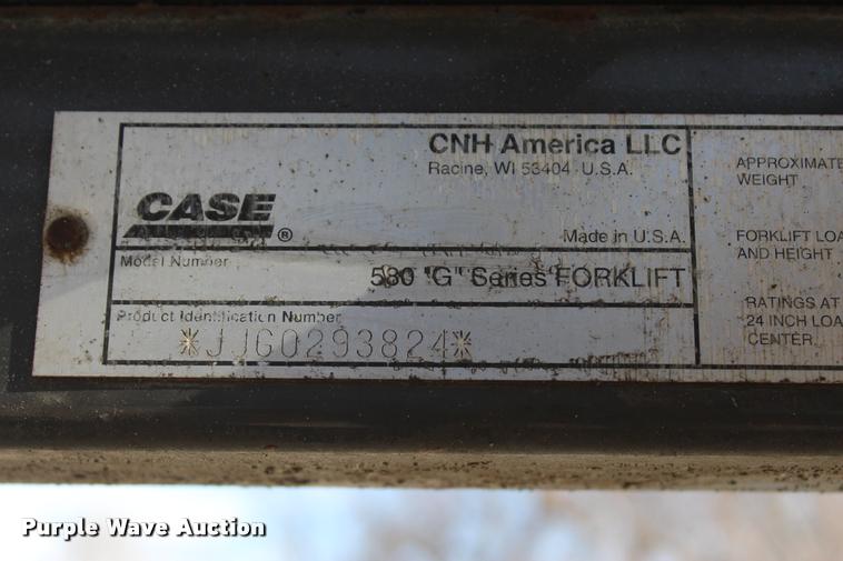 image for item L4953 Case 586G rough terrain forklift