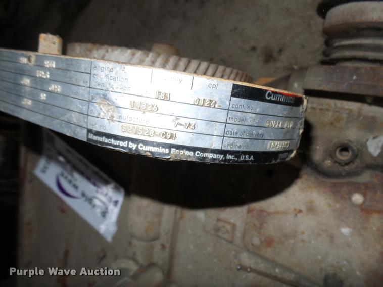 image for item L7235 Cummins Super 250 diesel engine