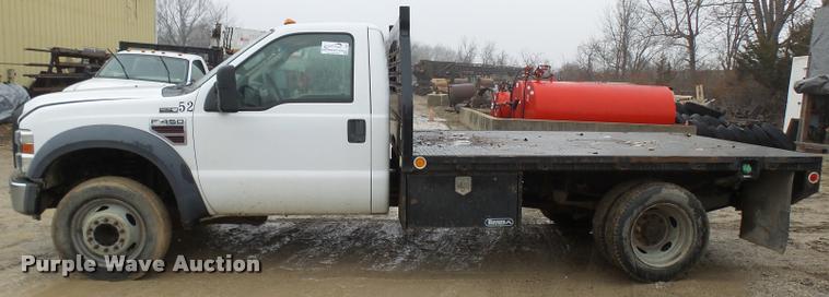 image for item L7238 2008 Ford F450 Super Duty XL flatbed truck