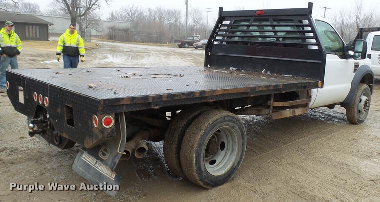 image for item L7238 2008 Ford F450 Super Duty XL flatbed truck