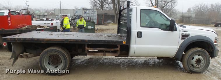 image for item L7238 2008 Ford F450 Super Duty XL flatbed truck