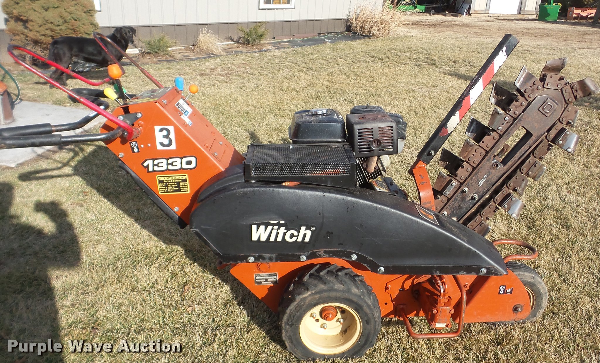 2007 Ditch Witch 1330 trencher in Pratt, KS Item BU9273 sold Purple