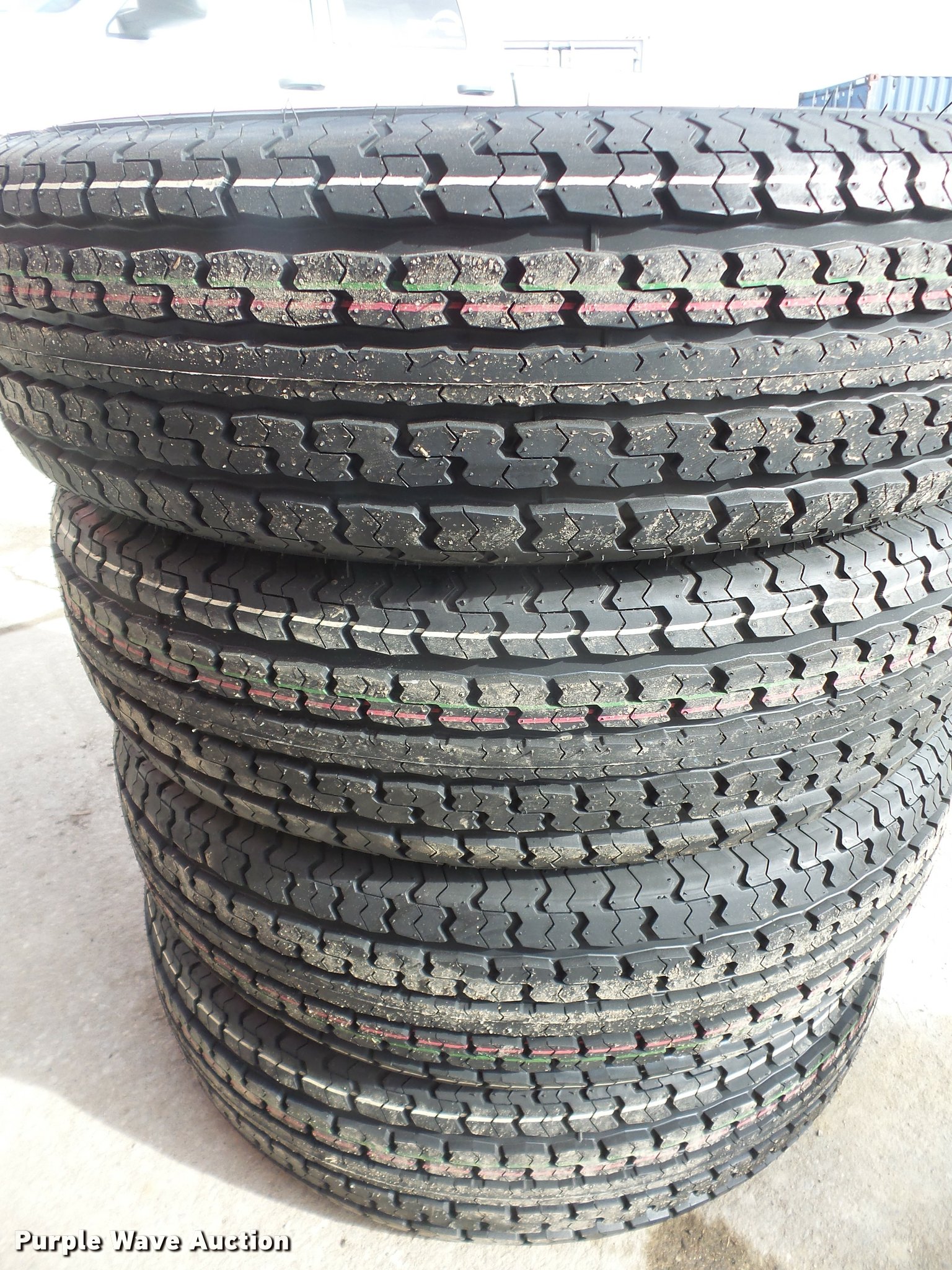 (4) Mastertrack ST225/75R15 tires in McLouth, KS Item DC9016 sold
