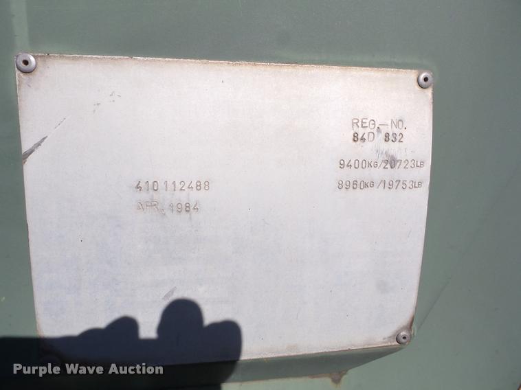 image for item AG9083 1984 Bomag double drum roller