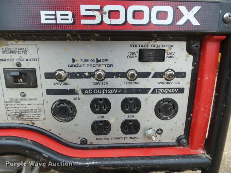 image for item BM9529 Honda EB5000X generator