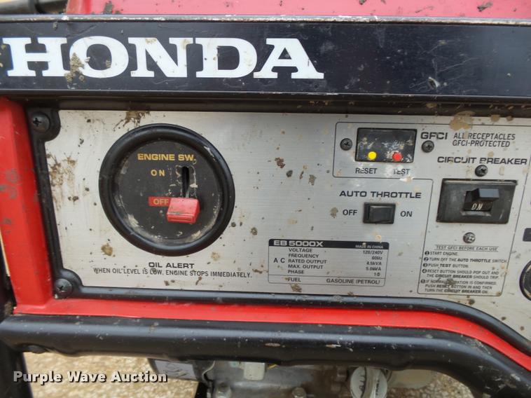 image for item BM9529 Honda EB5000X generator