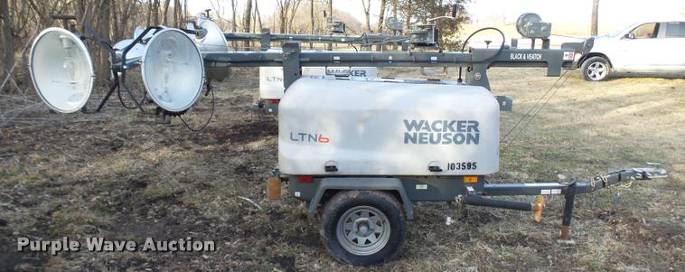 image for item CC9061 2013 Wacker Light Tower LTN6 light plant