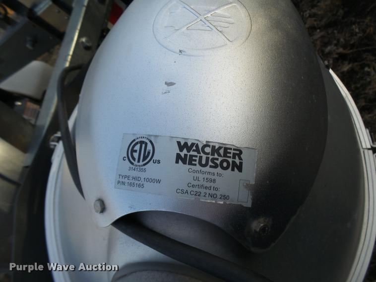 image for item CC9061 2013 Wacker Light Tower LTN6 light plant