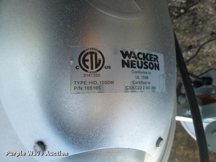 image for item CC9062 2013 Wacker Light Tower-LTNG light plant