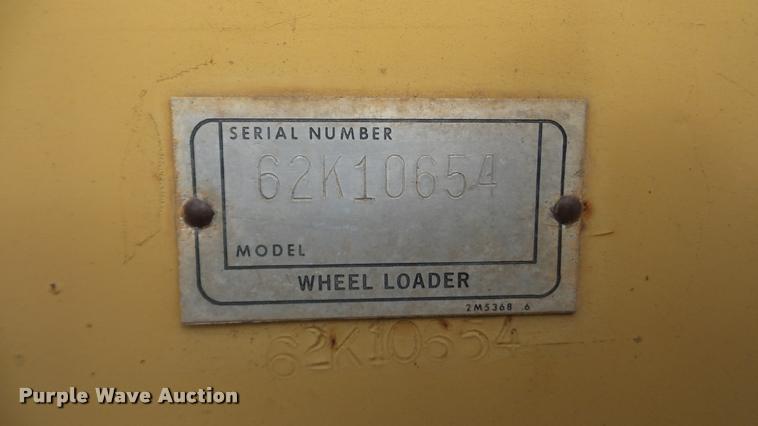 image for item DA0285 1979 Caterpillar 920 wheel loader