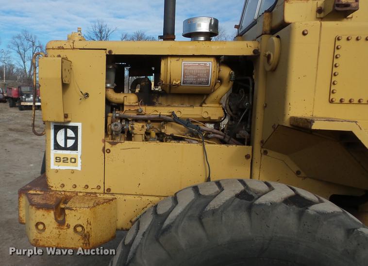 image for item DA0285 1979 Caterpillar 920 wheel loader