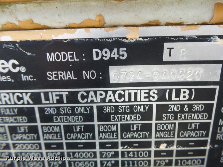 image for item DA3278 1995 International 4800 digger derrick truck