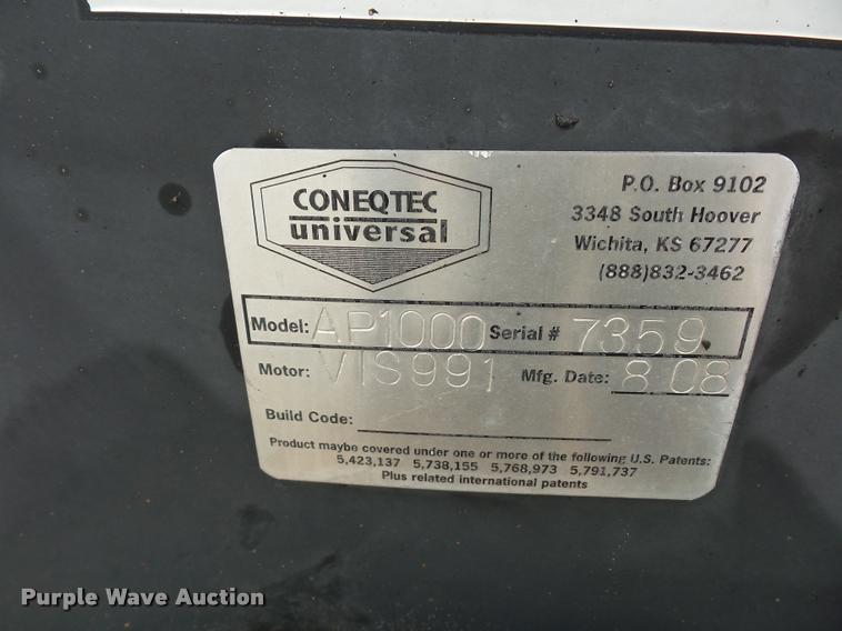 image for item DA5853 Coneotec Universal AP1000 skid steer mill attachment