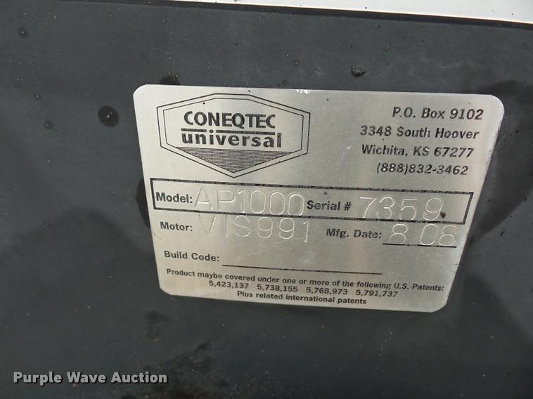 image for item DA5853 Coneotec Universal AP1000 skid steer mill attachment